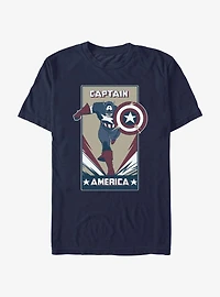 Marvel Captain America Deco Captain T-Shirt