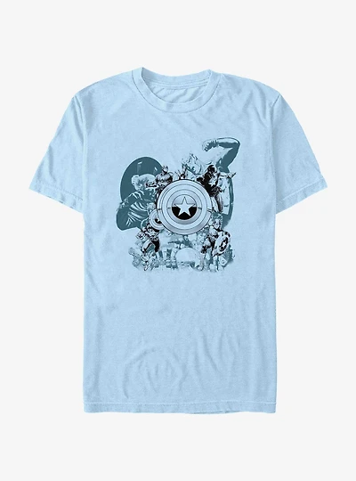 Marvel Captain America Oh Captain My Captain T-Shirt