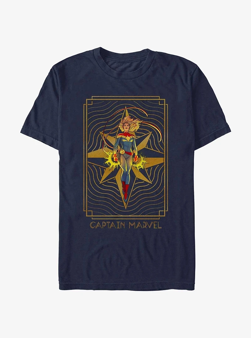 Marvel Captain Marvel Flight Deco T-Shirt
