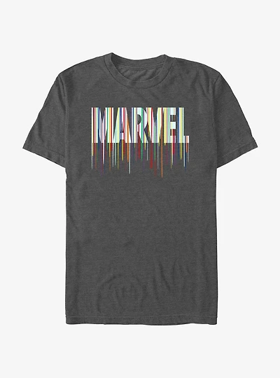 Marvel Dripped Out Logo T-Shirt