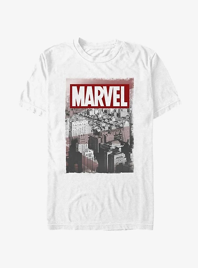 Marvel Cityscape Poster T-Shirt