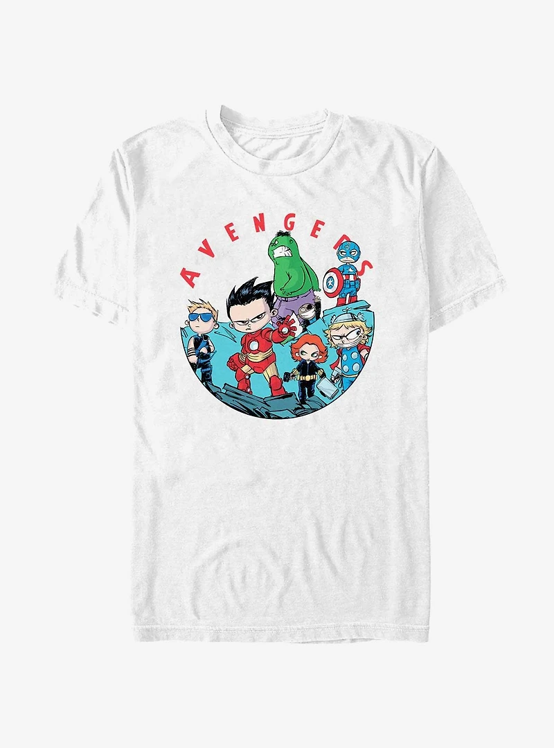 Marvel Avengers Chibi Avengers T-Shirt