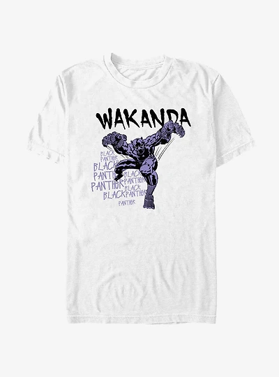 Marvel Black Panther For Wakanda T-Shirt