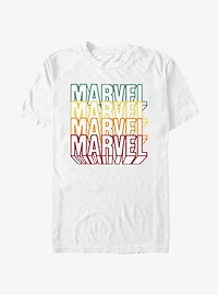 Marvel Block Logo Repeat T-Shirt