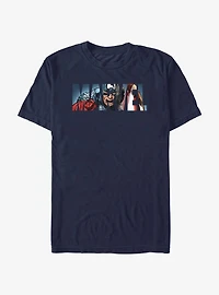 Marvel Captain America Logo Fill T-Shirt
