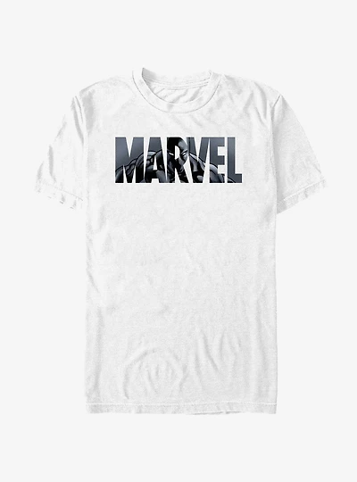 Marvel Black Panther Logo Fill T-Shirt
