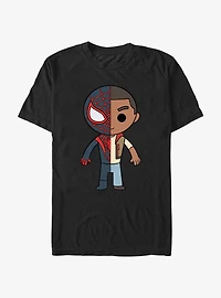 Marvel Spider-Man Miles Morales Split T-Shirt