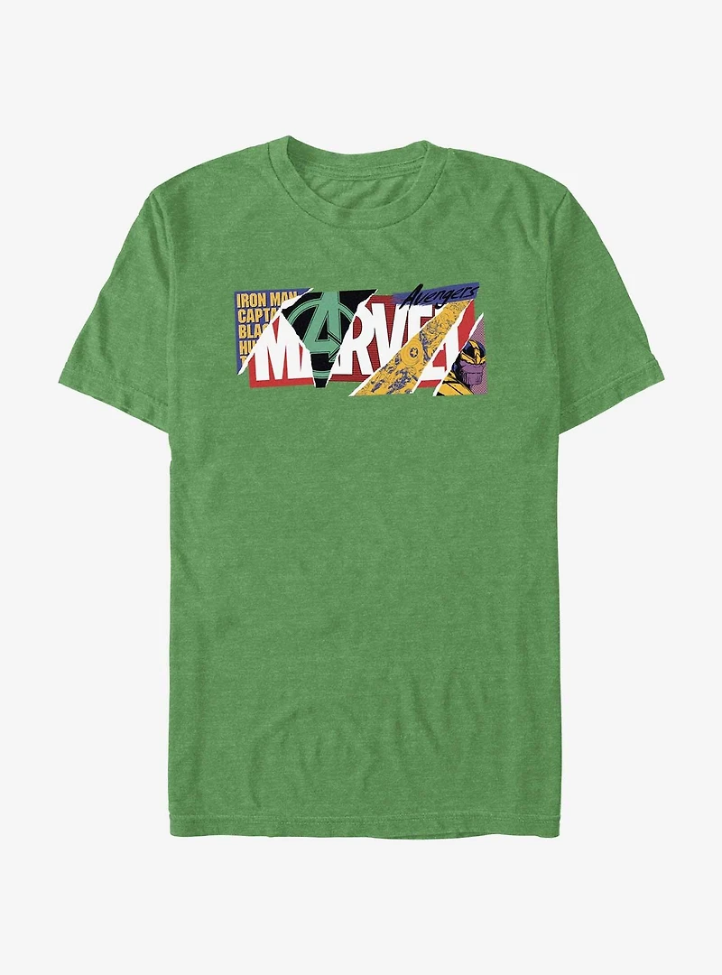 Marvel Torn Marvel Logo T-Shirt