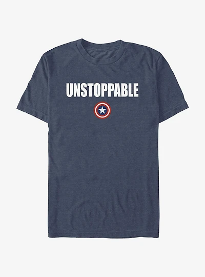 Marvel Captain America Unstoppable Cap T-Shirt