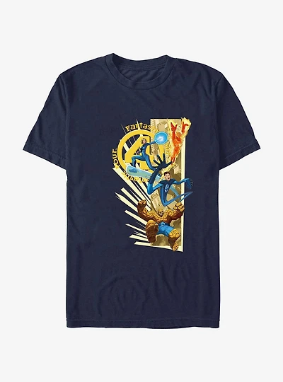 Marvel Fantastic Four Yellow Mellow T-Shirt