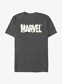 Marvel Logo Camo Fill T-Shirt