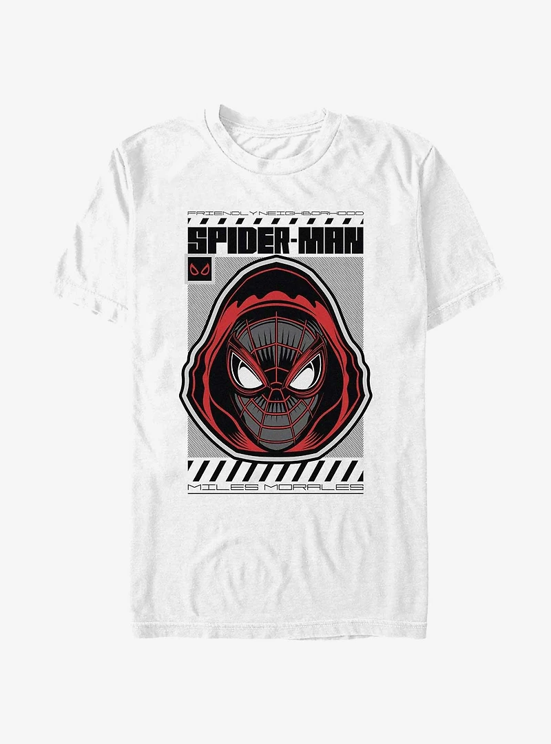 Marvel Spider-Man Miles Morales Hoodie T-Shirt