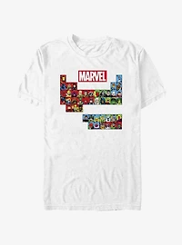 Marvel Periodic Table Of Marvel T-Shirt
