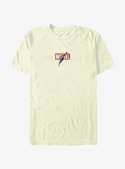 Marvel Captain Marvel Block Logo T-Shirt