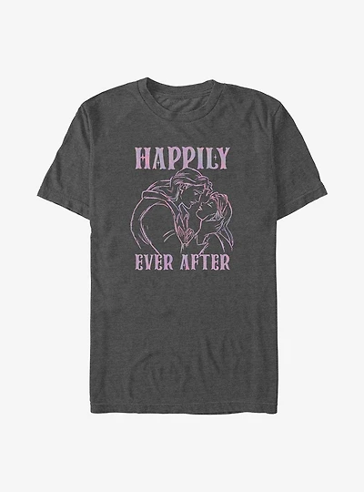 Disney Beauty and the Beast Happily Ever After Belle and Adam Big & Tall T-Shirt