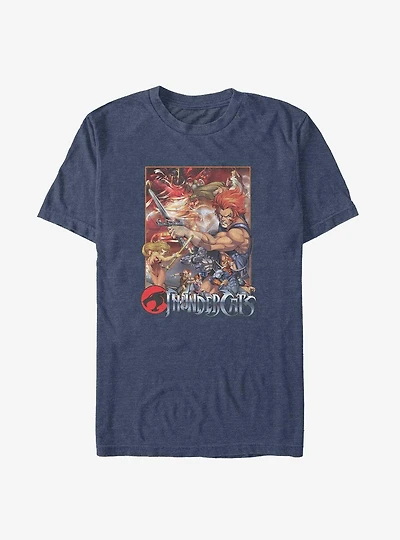 Thundercats Vintage Anime Poster Big & Tall T-Shirt