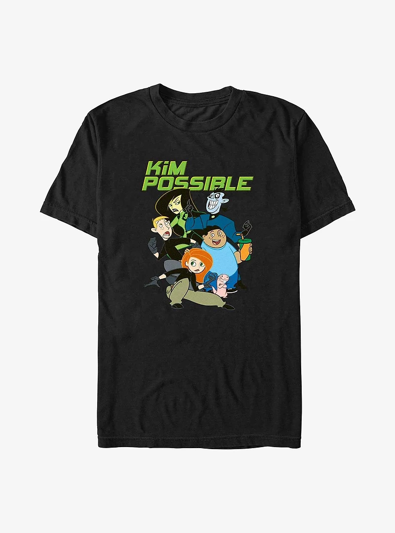 Disney Kim Possible Heroes and Villains Big & Tall T-Shirt