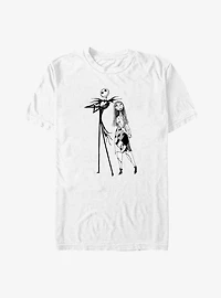 Disney The Nightmare Before Christmas Jack and Sally Big & Tall T-Shirt
