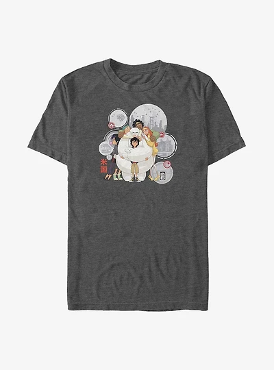Disney Pixar Big Hero 6 Baymax Hugs Big & Tall T-Shirt