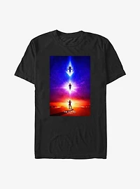 Marvel The Marvels Carol Danvers Kamala Khan Monica Rambeau Superhero Poster Big & Tall T-Shirt