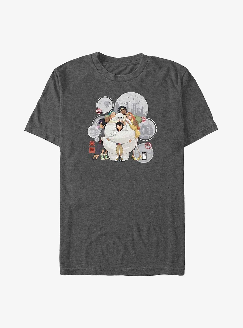 Disney Pixar Big Hero 6 Baymax Hugs & Tall T-Shirt