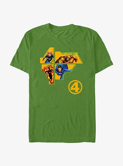 Marvel Fantastic Four Four Lock T-Shirt