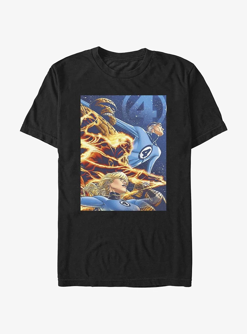 Marvel Fantastic Four Team In Space T-Shirt