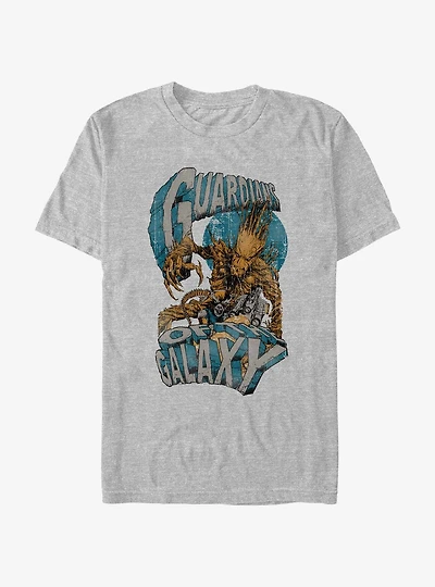 Marvel Guardians of the Galaxy Galaxy Rock Groot T-Shirt