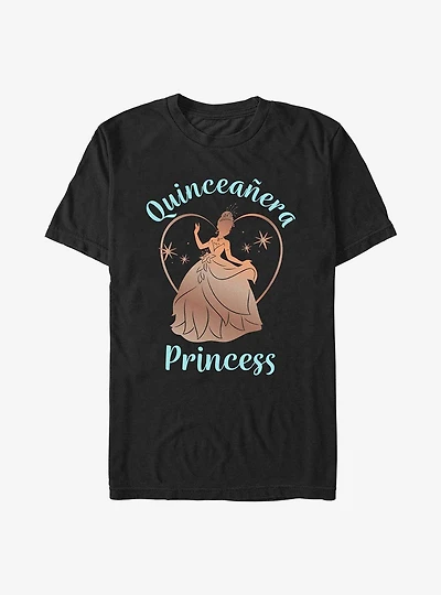 Disney The Princess and the Frog Birthday Quinceanera Princess Tiana T-Shirt