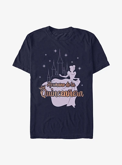 Disney Princess Cinderella Birthday Quinceanera Brother T-Shirt