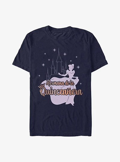 Disney Princess Cinderella Birthday Quinceanera Sister T-Shirt