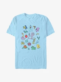 Disney The Little Mermaid Disney Doodles T-Shirt