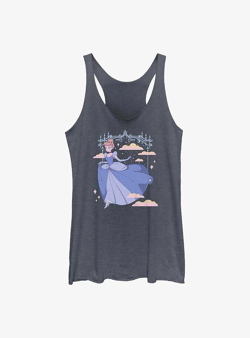 Disney Cinderella Anime Style Princess Slipper Girls Tank