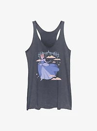 Disney Cinderella Anime Style Princess Slipper Girls Tank