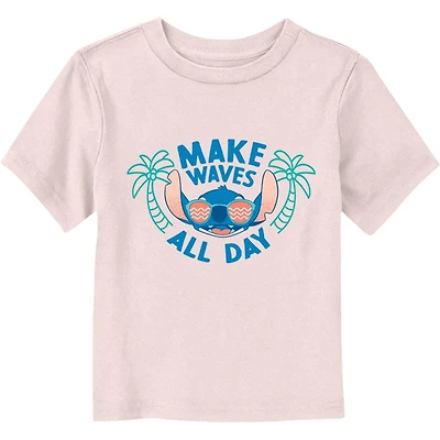 Disney Lilo & Stitch Make Waves All Day Toddler T-Shirt