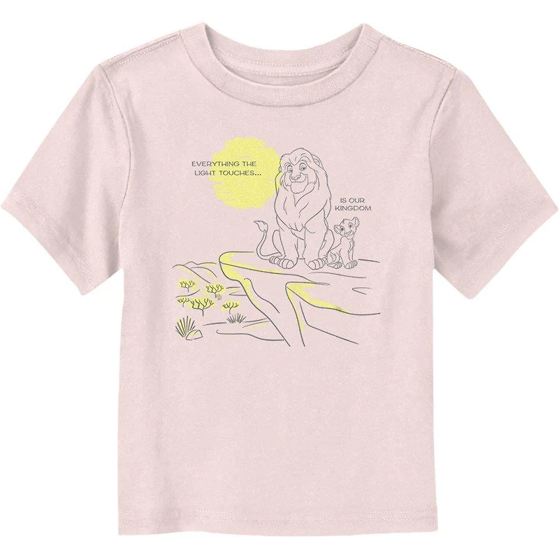 Disney The Lion King Everything Light Touches Is Our Kingdom Toddler T-Shirt