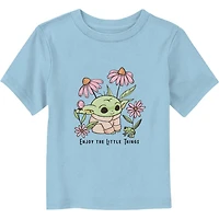 Star Wars The Mandalorian Grogu Little Things Toddler T-Shirt
