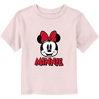 Disney Minnie Mouse Classic Face Toddler T-Shirt