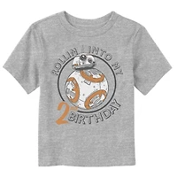 Star Wars 2nd Birthday BB-8 Toddler T-Shirt