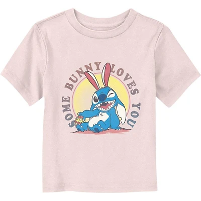 Disney Lilo & Stitch Some Bunny Loves You Toddler T-Shirt