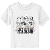 Disney Princesses Live Life Full Bloom Toddler T-Shirt