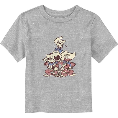 Disney Mickey Mouse Vintage Cowboy Friends Toddler T-Shirt