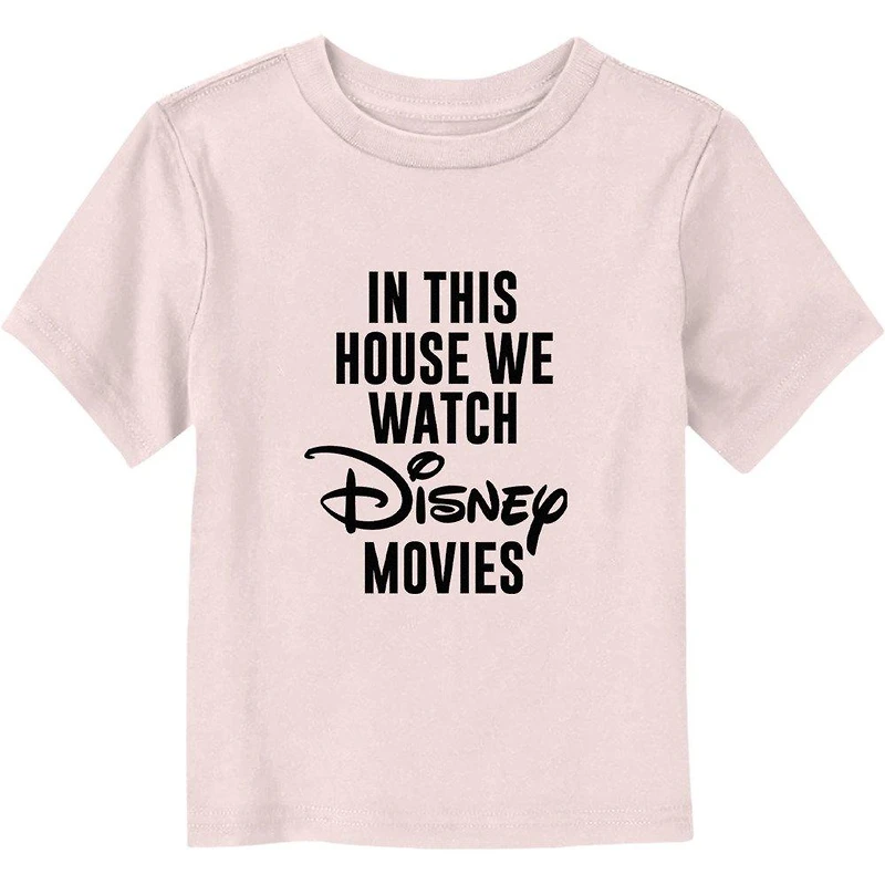 Disney We Watch Movies Toddler T-Shirt