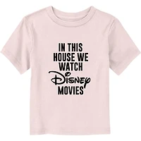 Disney We Watch Movies Toddler T-Shirt