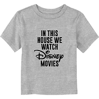 Disney We Watch Movies Toddler T-Shirt