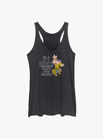 Disney Snow White and the Seven Dwarfs I'm Dopey Girls Tank