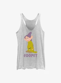 Disney Snow White and the Seven Dwarfs Hashtag Dopey Girls Tank
