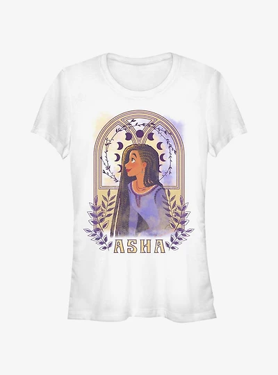 Disney Wish Asha Watercolor Nouveau Girls T-Shirt Hot Topic Web Exclusive