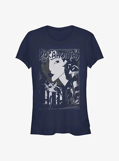 Disney Pocahontas Flit & Meeko Poster Girls T-Shirt