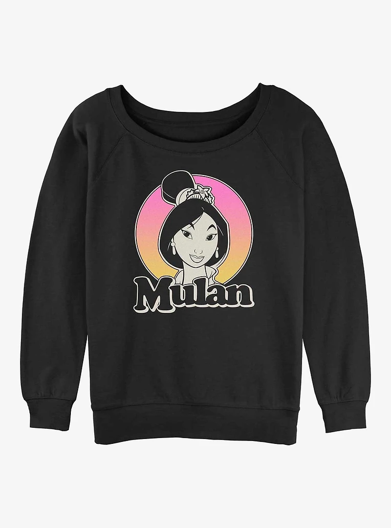 Disney Mulan Classic Mulan Girls Slouchy Sweatshirt